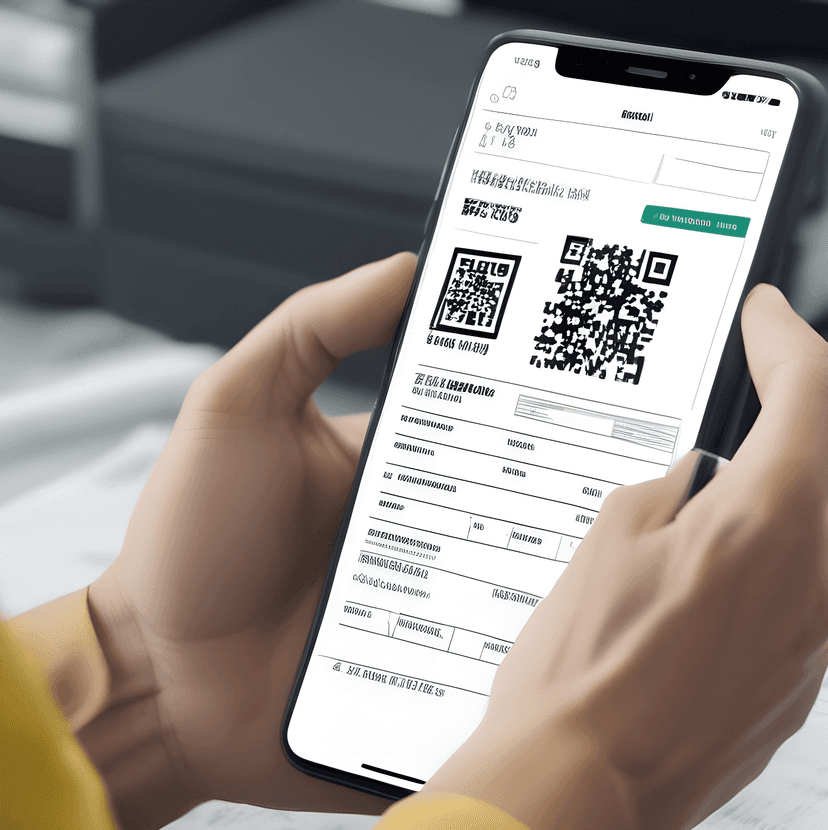 invoice QR code reader